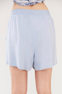 Shorts Viscolinho Azul Claro Yacamim H5