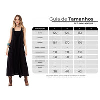 Vestido Midi Preto Yacamim C23