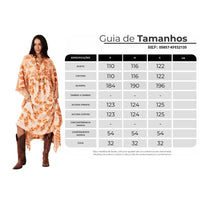 Kaftan Midi Laranja Claro Estampa Poá Yacamim J9