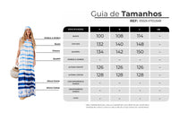 Vestido Longo Azul Coleção Pira Omomba''e Yacamim K5
