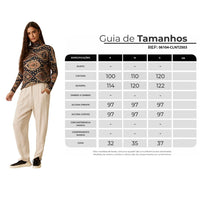 Calça De Alfaiataria De Viscolinho Bege Yacamim A10