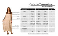 Vestido Regata Midi Amplo Bege Nature Yacamim D23