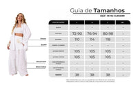 Calça Broderie Com Rendas Branca Yacamim A17
