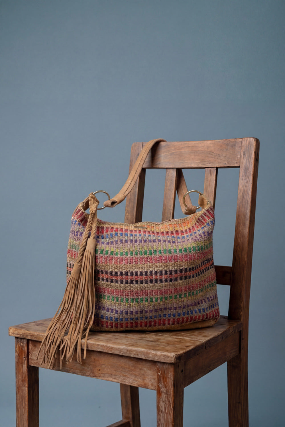 Bolsa De Tear Grande Colorida Yacamim #1055