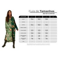 Chemise Midi Verde Patchwork Yacamim N5