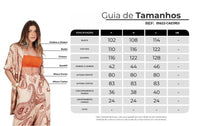 Camisa Ampla Bege Estampa Paisley Yacamim A35
