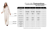 Calça Pantalona Sem Bolsos Bege Yacamim A1 Liso