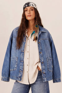 Jaqueta Jeans Azul Yacamim K6