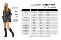 Blusa Ampla Com Mangas Longas De Moletom Grafite Yacamim A31