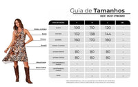 Vestido Curto De Malha Marrom Estampa Digital De Batik Yacamim E29
