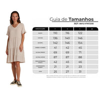 Vestido Curto Viscolinho Com Babados Bege Nature Yacamim C7
