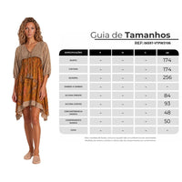 Vestido Curto Com Broderie Marrom Claro Patchwork Yacamim C17