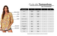 Bata Ampla Amarela Estampa Cashmere Yacamim B4