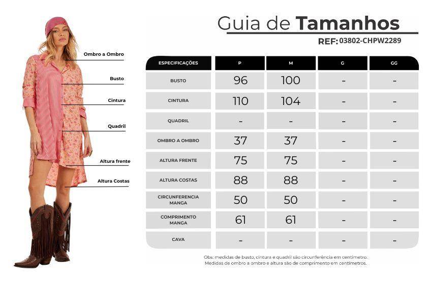 Chemise Composê Rosa Listrado Patchwork Yacamim