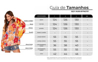 Bata Ciganinha Laranja Estampado Patchwork Yacamim B3