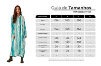 Chemise Longa Tie Dye Digital Verde Yacamim N9