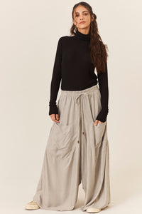 Calça Saruel Xadrez Com Bolsos Yacamim H4