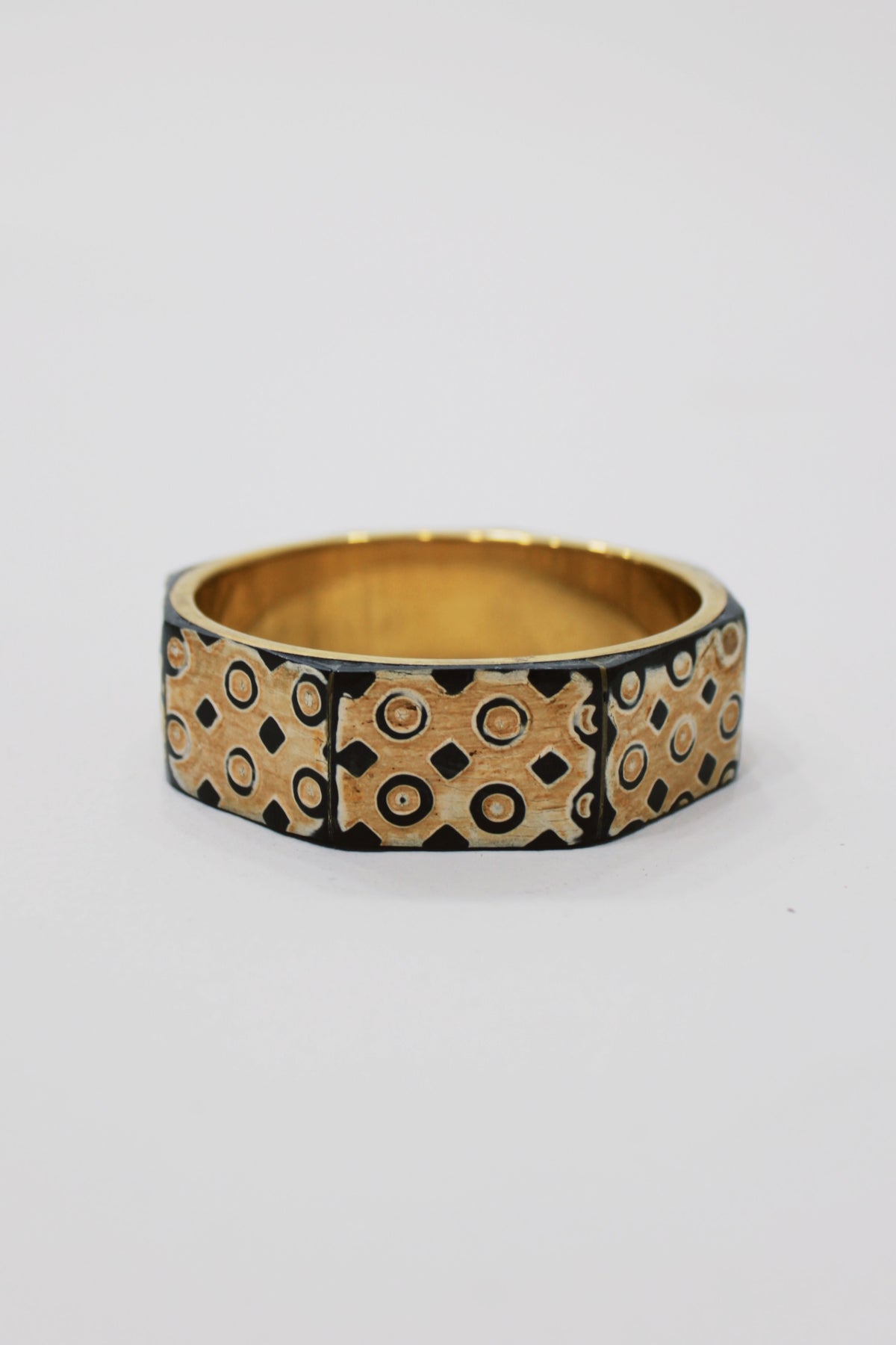 Pulseira Bracelete De Metal Com Madeira Yacamim #760