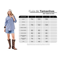 Camisa Ampla Azul Listrado Yacamim A3