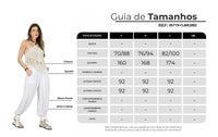 Calça Aladim Com Forro Branco Yacamim H10