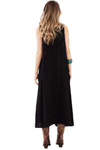 Vestido Midi Preto Yacamim C23
