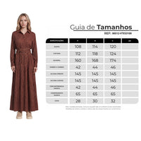 Vestido Longo Com Faixa Para Amarrar Na Cintura Marrom De Poá Yacamim D20