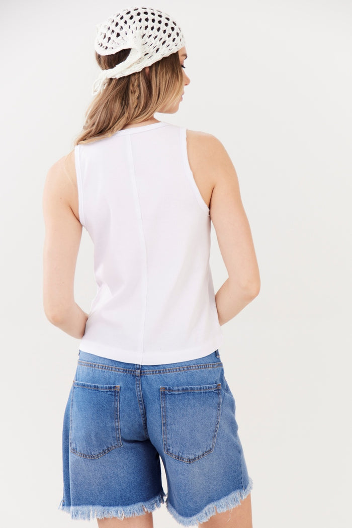 Regata Nadador Canelada Branco Yacamim A24