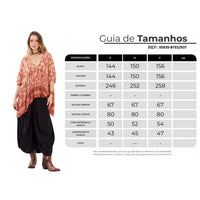 Bata Mullet Com Lurex Estampa Paisley Yacamim B19