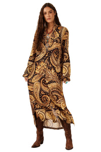 Chemise Midi Estampa Paisley Yacamim P6
