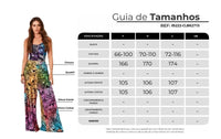 Calça Pantalona De Malha Estampa Digital De Batik Yacamim G8