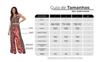 Calça Pantalona Estampa Paisley Yacamim A26