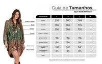 Bata Ampla Verde Patchwork Yacamim B5