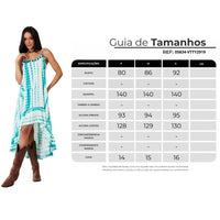 Vestido Mullet Alças De Amarrar Verde Tie Dye Yacamim E8