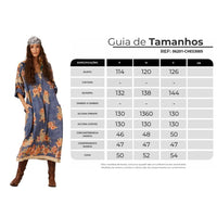 Chemise Midi Azul Petróleo Estampa Paisley Yacamim P8