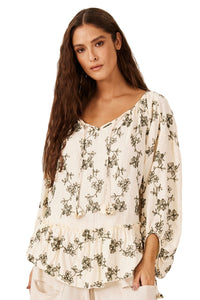 Bata Ampla Ombro A Ombro Off White Yacamim B10