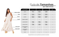 Vestido Regata Longo De Linho Babados Bege Estampado Yacamim C14