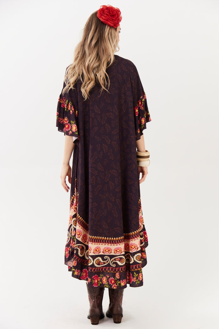 Vestido Amplo Midi Yacamim E19