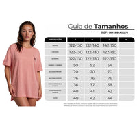 Blusa Básica Rosé Estampada Nas Costas Coleção Peru Yacamim K13