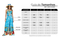 Calça Pantalona Azul Baiana Claro Yacamim Q10