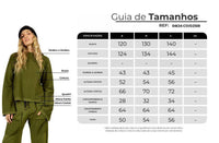 Blusa Básica De Moletom Com Mangas Longas Verde Yacamim A28