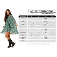 Vestido Curto Tule Verde Paisley Yacamim E7