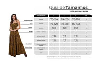 Vestido Longo De Alças Verde Musgo Estampa  Paisley Yacamim C15
