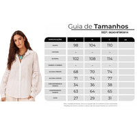 Camisa Broderie Com Entremeios Branca Yacamim A9