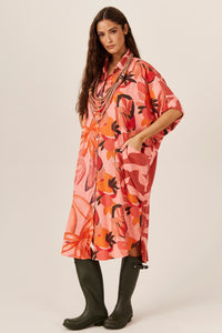 Chemise Midi Com Bolsões Patchwork Yacamim P2