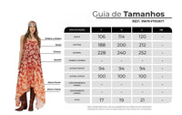 Vestido Longo Marrom Degradê Paisley Yacamim D3