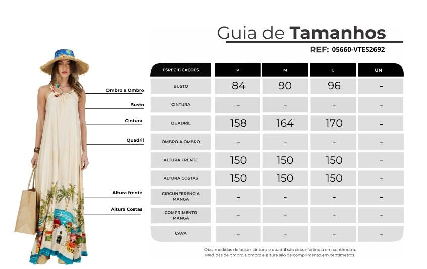 Vestido Longo Bege Trancoso Coleção Bahêa Yacamim Q6