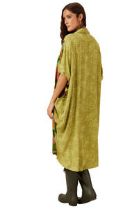 Chemise Midi Com Bolsões Patchwork Yacamim P7