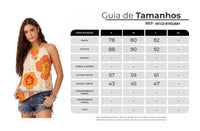 Bata De Alças Reguláveis Bege Estampada Yacamim B11