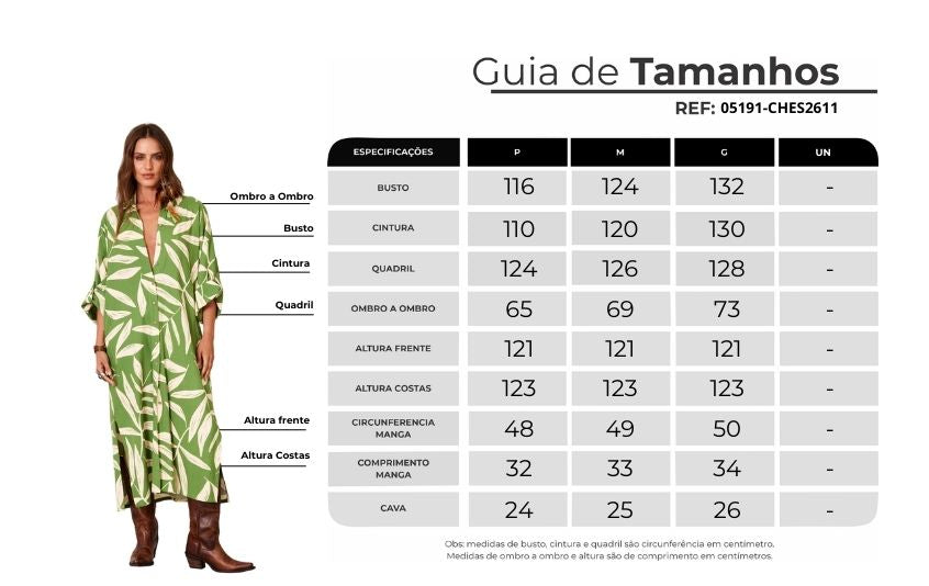 Chemise Midi Verde Estampado Yacamim P8