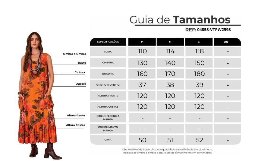 Vestido Regata Midi Laranja Patchwork Yacamim D11